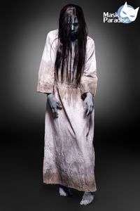 Creepy Girl / Gruseliges Mädchen Halloween Kostüm Größe L/XL = 40/42