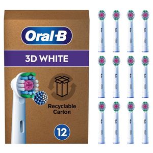 Oral-B Pro 3D White Aufsteckbürsten 12er (weiß, Frustfreie Umverpackung)