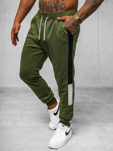 Ozonee Herren-Jogginghosen Bastien khaki XXL