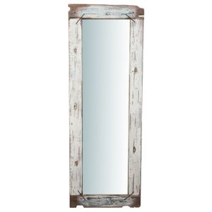 Wandspiegel groß holz 180 x 65,5 x 3,5 cm, Spiegel aus holz, Shabby chic spiegel, Holz