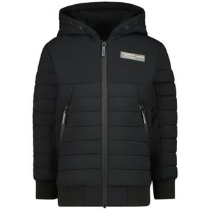 Vingino® Jungen Hybrid-Jacke TELMO + Gürteltasche, Größe:164, Präzise Farbe:Schwarz