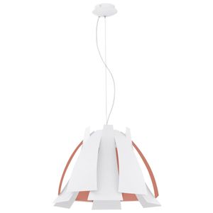 EGLO TRESSI Hängeleuchte E27 weiss, orange,E27,A++,92844