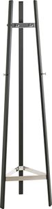 HAKU Möbel Garderobenständer chrom, schwarz - Maße: B 47 cm x H 177 cm x T 47 cm; 52254