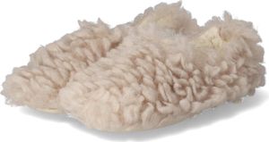 Espadrij Damen Hausschuhe/ Ballerina Fluffy Beige Textil Größe: 37