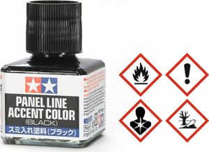 Tamiya Panel Accent Color Schwarz 40ml