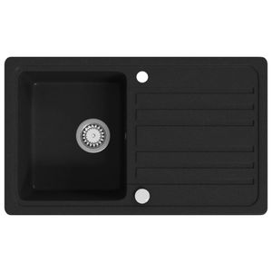 Granitový dřez Prolenta Premium s odkapávačem Reversible Black