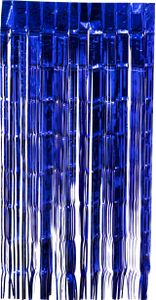 Lametta Vorhang 50x100cm, Farbauswahl:blau