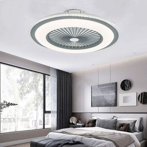 Stropní ventilátor s osvětlením šedý lustr stropní světlo nastavitelná rychlost pro obývací pokoj ložnice jídelna domácí, bar