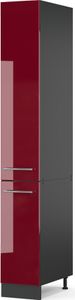 Vicco Apothekerschrank Fame-Line, 30 cm, Bordeaux Hochglanz/Anthrazit