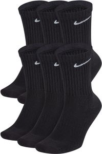 Nike EVERYDAY CUSHIONED CREW (6 PAIRS) BLACK L