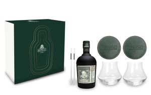 Botucal Geschenkset Reserva Exclusiva Rum 0,70l (40% Vol) mit 2 Botucal Tumbler Gläser + 2x Untersetzer + 2 Glashalme - [Enthält Sulfite]