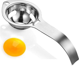 Eiweiß und Eigelb Separator-Eiweiß Extraktor-304 Edelstahl-Eigelb und Eiweiß Filter-Ei Sortierer-Küchenhelfer-Backwerkzeuge