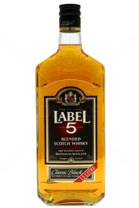 Label 5 Blended Scotch Whisky alc. 40% vol. 1,5L