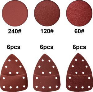 Schleifblätter | für Parkside | Multischleifer PMS 160 A1 | 18er Set für Holz