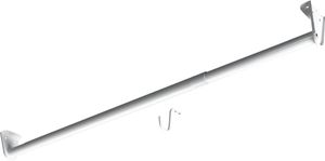 Hettich Schrankrohr (Kleiderstange) D25 x 680-1200 mm, Stahl, weiß - 9203072