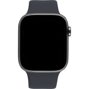 Apple Watch 8 LTE Grafitový sportovní řemínek z nerezové oceli 45 mm Midnight MNKU3