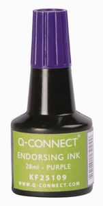 Q-Connect® KF25109 Stempelfarbe - ohne Öl, violett