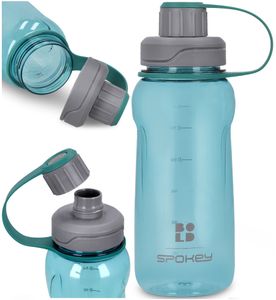 Spokey - Bold 1L - große Trinkflasche, Farben:blau