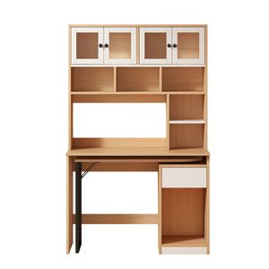 Sekretär mit Regal Multifunktional Schreibtisch Computertisch Arbeitstisch für Homeoffice Büro und Arbeitszimmer 180cm Natur Sekretär mit Regal Multifunktional Schreibtisch Computertisch Arbeitstisch für Homeoffice Büro und Arbeitszimmer 180cm Natur