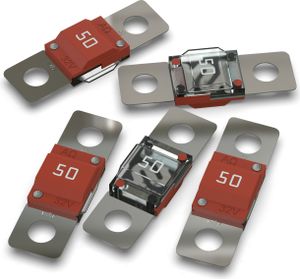 5x AUPROTEC Midi Hochstromsicherung 50A Schraubsicherung rot