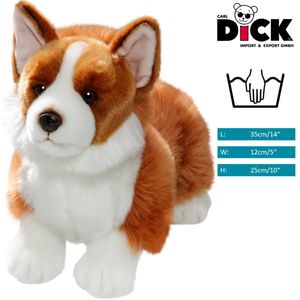 Carl Dick Corgi Hund ca. 35cm lang, ca. 25cm hoch 3460 Kuscheltier, Plüschtier, Stofftier