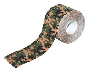 Tapefactory24 Getting Started Kinesiologie Tape 5cm x 5m camouflage, Tapes Taping Klebeband Tapeverband Bandage wasserfest