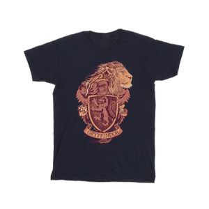 Harry Potter - pánské tričko "Nebelvírský erb" BI31024 (L) (námořnická modrá)