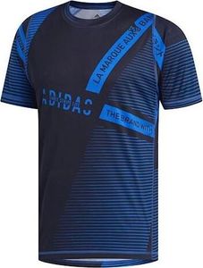 Adidas freelift aop tričko s potlačou modré xl pánske
