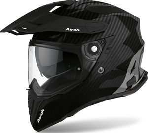 Airoh Commander Carbon Motocross Helm (Black/Carbon,M (57/58))