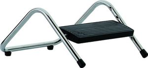 Alco Fußstütze Tritty schwarz/silber