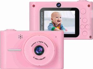 digitálny fotoaparát 1080P pre deti - 20MP, 8x digitálny zoom, 2,0" displej, dva objektívy, darček pre chlapcov a dievčatá
