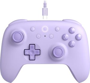 8BitDo Ultimate 2C káblový ovládač pre PC so systémom Windows a Android, s frekvenciou 1000 Hz, Hallovými joystickmi a Hallovými spúšťačmi, fialový