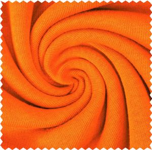 Wintersweat Meterware uni orange, Sweatshirt Stoff, Baumwoll Sweat *Ab 50cm