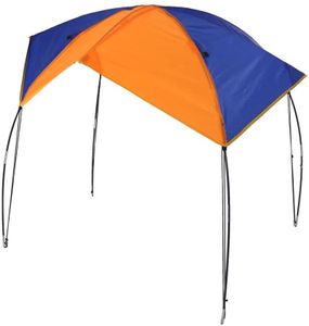 Zelt Faltbare Baldachin für Schlauchboot und Camping 2-4 Personen Tragbares Boot Zelt Sonnenschutz Canopy Markise