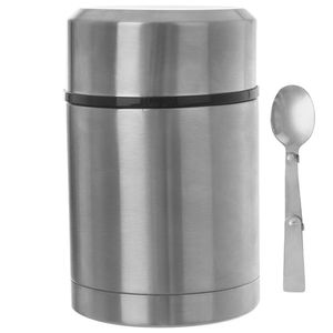 Orion Thermobehälter | Warmhaltebox | Isolierbehälter mit breiter Einfüllöffnung inkl. Löffel für Suppen Lunch doppelwandig 700ml