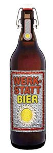 Werkstatt Bier Humor Geschenk 1 Liter Pils Mann Geburtstag (keine Geschenkverpackung)