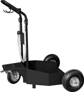 Fahrwagen bis 200 Liter mit 1 Lenkrolle und 2 Rädern