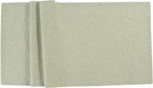 Sander - Tischläufer - gestreift - Lumi - Streifen mit Glanzeffekt - 50 x 140cm, Farbe: 02 - Grün