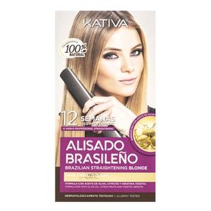 Kativa Sada pro brazilské narovnávání vlasů s keratinem pro uhlazení vlasů 225 ml