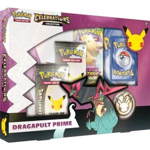 Pokémon Celebrations Collection Dragapult Prime, kartová hra, od 6 rokov, pre 2 hráčov, viac ako 10 minút hry