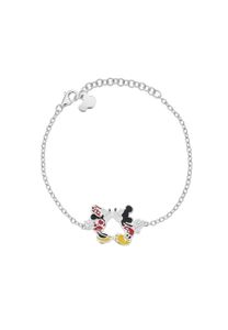 Disney dětský náramek Mickey a Minnie Mouse stříbrný BS00044SL-55.CS