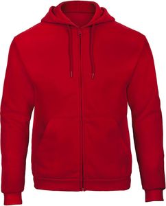 B&C WUI25 | Herren Sweat-Jacket / Flauschiges Innenfutter - Farbe: Red - Größe: XS B&C WUI25 | Herren Sweat-Jacket / Flauschiges Innenfutter - Farbe: Red - Größe: XS