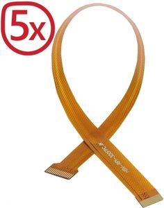 AZ-Delivery Weiteres Zubehör 30cm Ersatz Flexkabel für Raspberry Pi Zero Kamera/Display, 5x Kabel