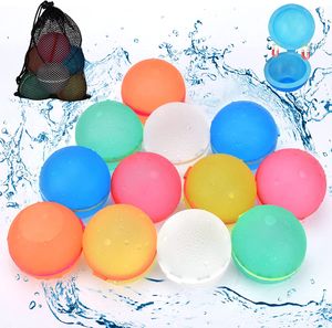 Wiederverwendbare Wasserballons,Silikon-Wasserball Selbstschließend für Kinder Wasserspiel Wasserbomben