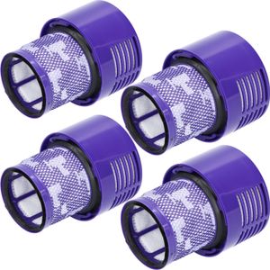 McFilter | 4x Filter für Dyson V10 (SV12) Staubsauger, Alternative für HEPA-Filter 969082-01, Ersatzfilter u.a. für Serie Cyclone V10 Absolute/Animal