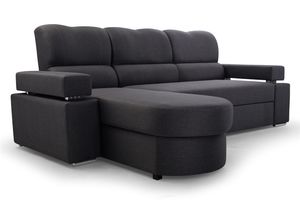 Ecksofa Sofa Couch DL-Klapp-System Schlaffunktion Bettkasten MAGIC +LINKS BAH 35