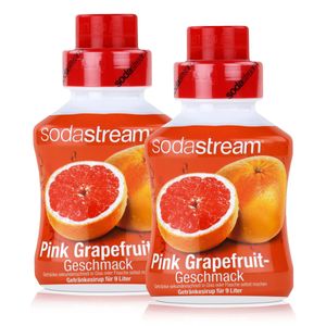 SodaStream Getränke-Sirup Softdrink Pink Grapefruit Geschmack 375ml (2er Pack)