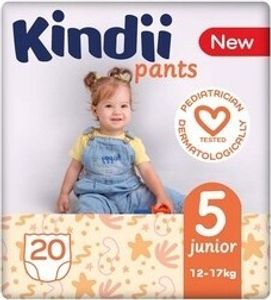 Kindii Junior Windeln Größe 5 (12-17 kg) 20 Stück.