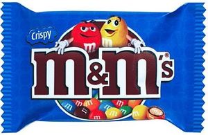 m&ms Crispy gefüllt aus Knusperreis in einer Zuckerschale 36g