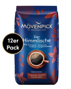 Kaffee-Sparpaket DER HIMMLISCHE von Mövenpick, 12x500g Bohnen